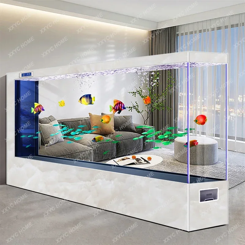 Live Fish Aquarium - WWSuper großes, vom Boden bis zur
