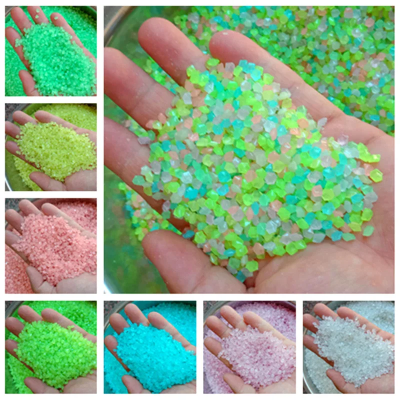 Aquarium Fish That Glow In The Dark - 2000 Stück 3-5mm Leuchtender Sand, im