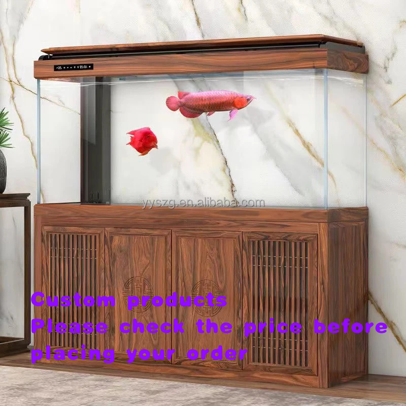 Live Fish Aquarium - Maßgefertigtes Luxus-Glas-Wandaquarium, Langlebiges Wohnzimmer-Großaquarium 300L-1000 Liter