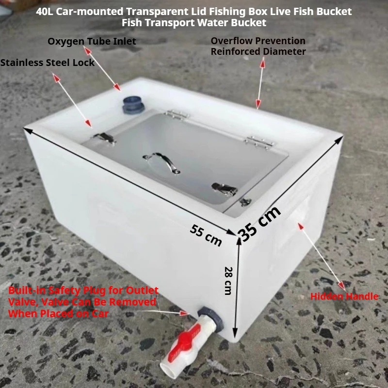 Lebendfisch-Eimer Verstärkt 40 – Live Fish Aquarium Bewertung und Preis