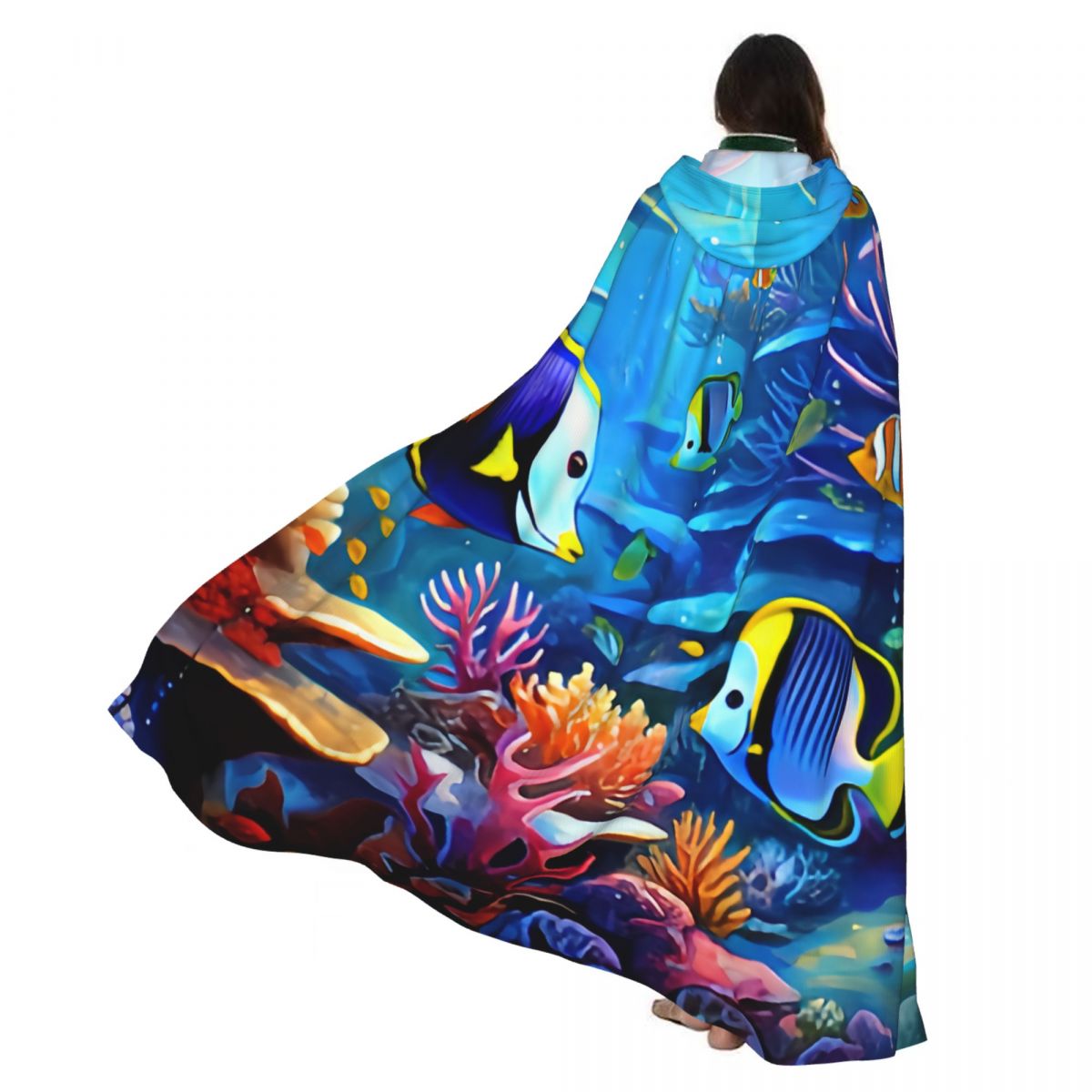Unisex Hexenparty Wende-Umhang – Aquarium Queen Fish Bewertung und Preis