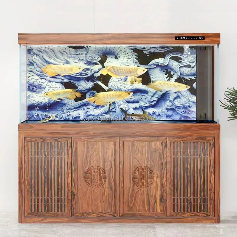 Maßgefertigtes Luxus-Glas-Wand – Live Fish Aquarium Bewertung und Preis